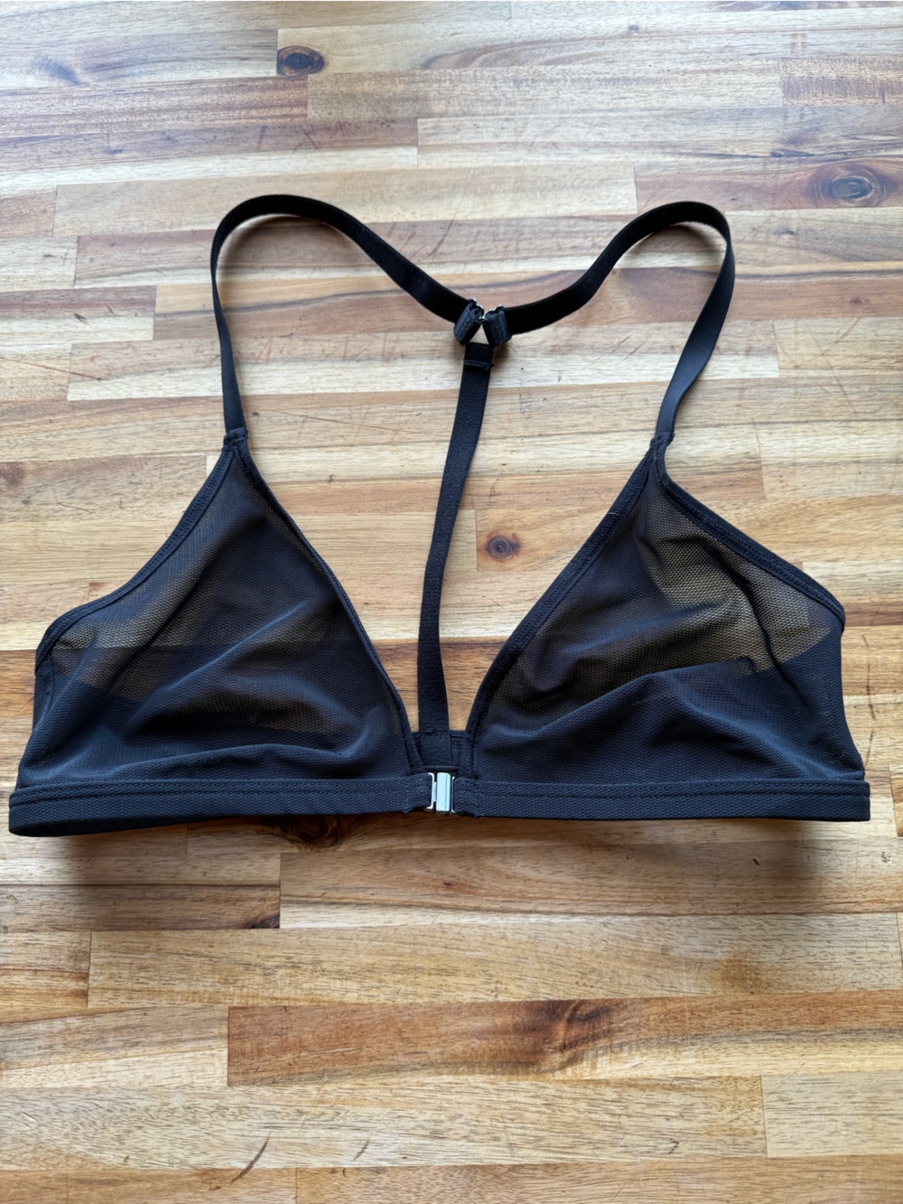 Negative Underwear Black Sieve Racer Back Bra